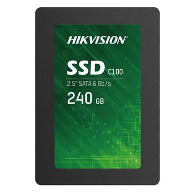 HIKVISION 2.5 240 GB C100 SATA 6.0Gbps SATA-III 3D TLC 560 MB/s 80 TB'' SSD interna