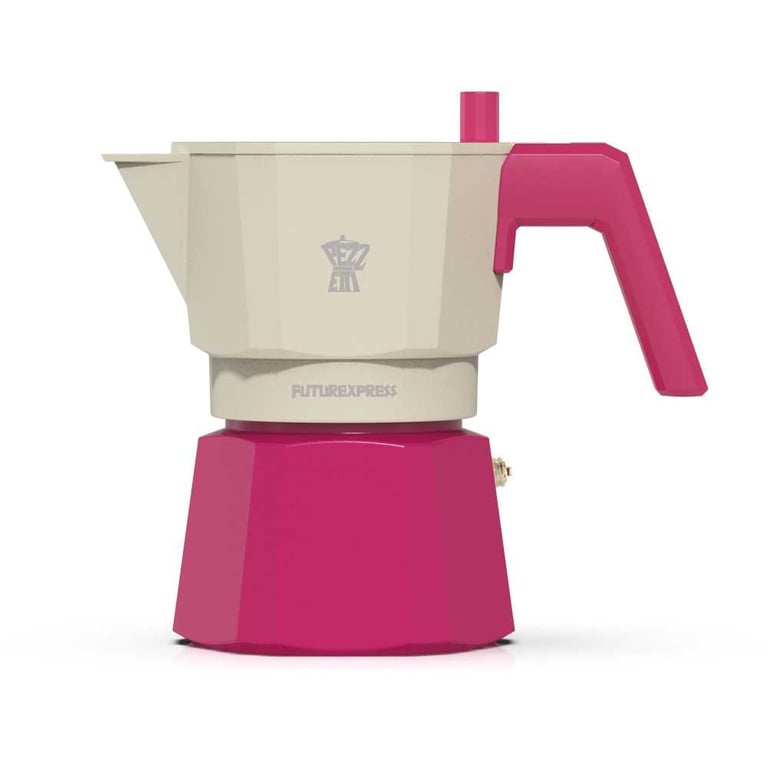 Cafetière italienne PEZZETTI FUTUREXPRESS Aluminium 3 tasses Fuschia - vue 2
