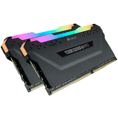 Corsair VENGEANCE® RGB PRO 32 GB (2 x 16 GB) DDR4 3600 MHz C18 - negro