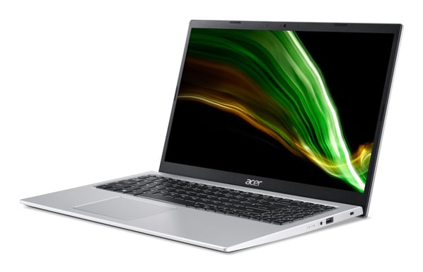 Acer Aspire 1 A115-32-C5YN Intel® Celeron® N N4500 Ordinateur portable 39,6 cm (15.6'') Full HD 4 Go DDR4-SDRAM 128 Go Flash Wi-Fi 6 (802.11ax) Windows 11 Home in S mode Argent