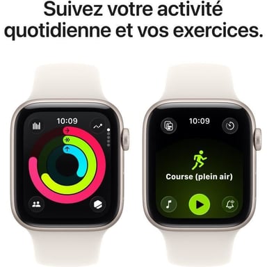 Apple Watch SE (3nd generation) OLED 44 mm Digital 368 x 448 Pixeles Pantalla táctil Beige Wifi GPS (satélite)