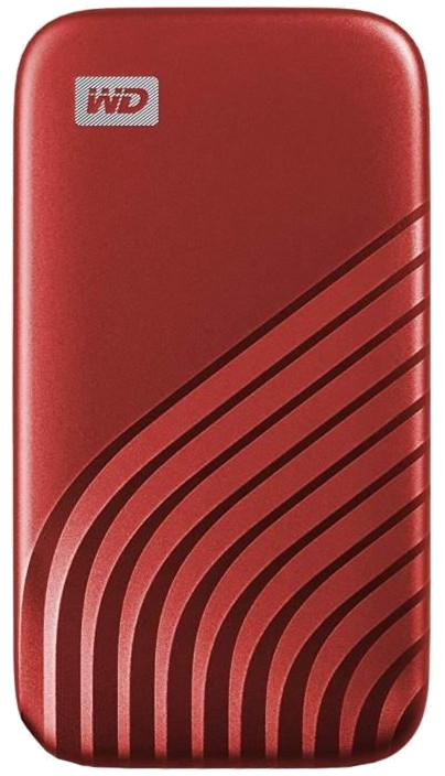WD - Disque SSD Externe - My Passport? - 1To - USB-C - Rouge