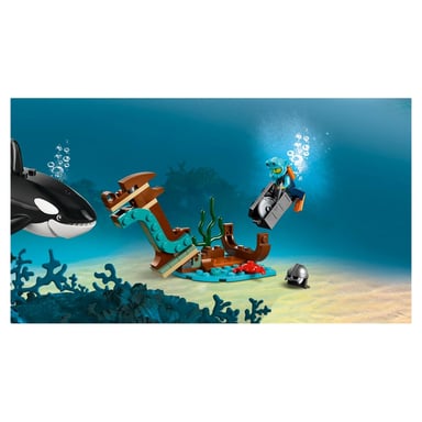 60368 LEGO City - Navire d'Exploration Arctique avec Hélicoptère et Minifigurines