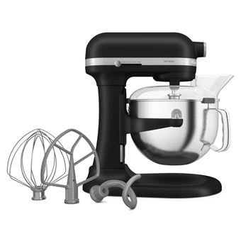KitchenAid Artisan 5KSM60SPXEBM Impastatrice multifunzione da 375 W con braccio sollevabile, nero opaco