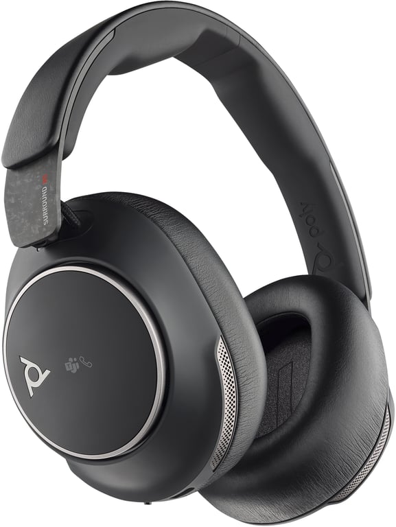 POLY Micro-casque Voyager Surround 80 UC USB-C certifié Microsoft Teams + adaptateur USB-C/A - Neuf