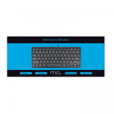 MCL-Samar ACK-600U/N Mini tastiera cablata (nero)