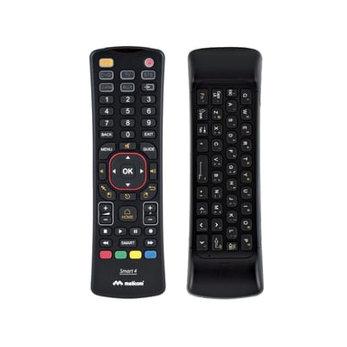 Meliconi Smart 4 telecomando RF senza fili TV, Sintonizzatore TV Premi i pulsanti