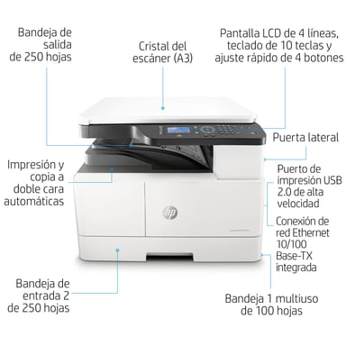 HP LaserJet M442dn Laser A3 1200 x 1200 DPI 24 ppm