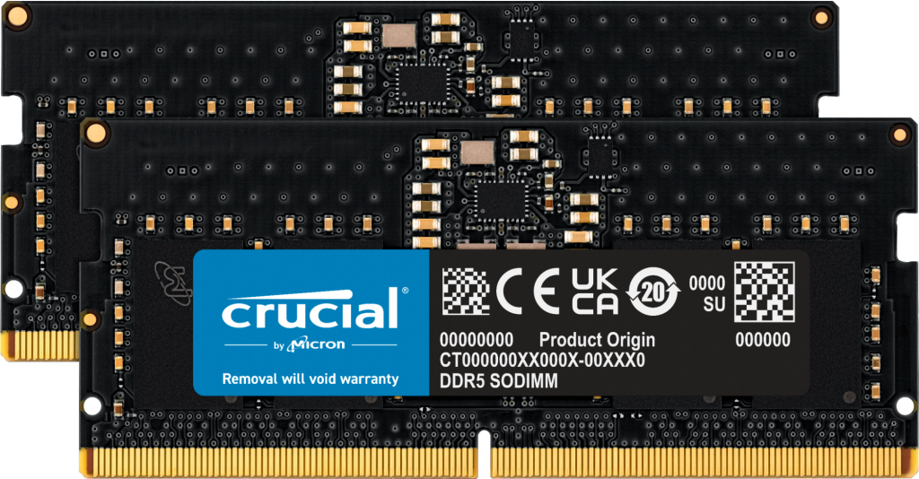Crucial CT2K8G48C40S5 module de mémoire 2 x 8 Go DDR5 4800 MHz Neuf - vue 2