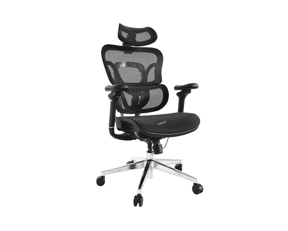 Chaise de bureau Equip 651051 siège et dossier en maille ajustable 3D - vue 2