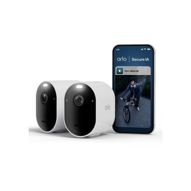 Caméra de surveillance sans fil ARLO Pro 6 2K+ Spotlight 2 caméras Noir et Blanc