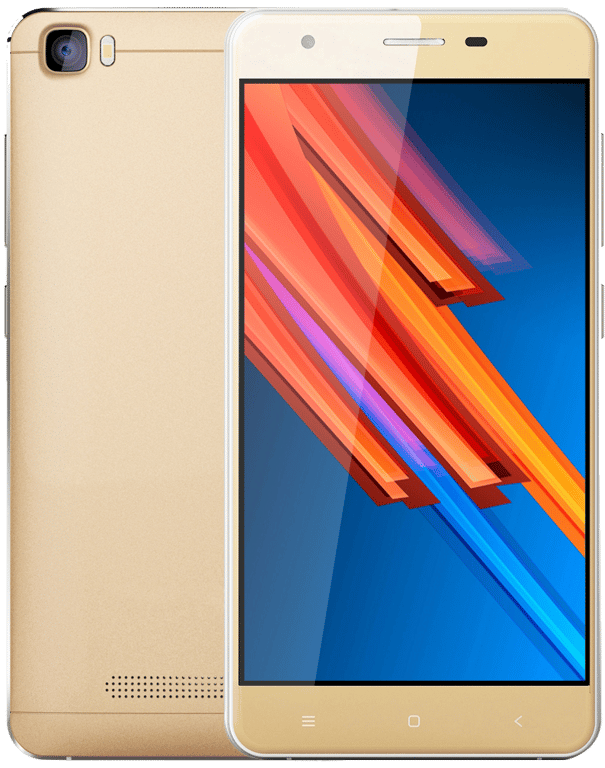 Smartphone Android 4G Bluetooth V4.0 Ecran 5,0 Pouces 1 Go Ram 8 Go Rom Doré YONIS