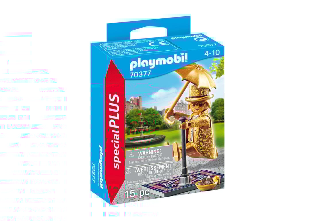 Figurine Artiste De Rue Playmobil La Boîte Avec Accessoires Inclus - vue 2