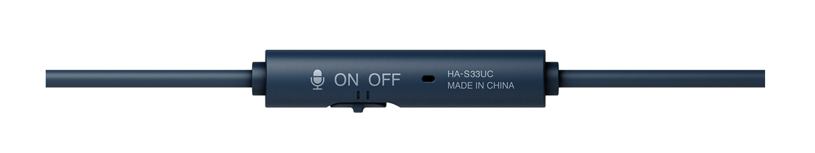 JVC HAS33UC Casque Avec fil Arceau Appels/Musique USB Type-C Noir, Bleu - Neuf