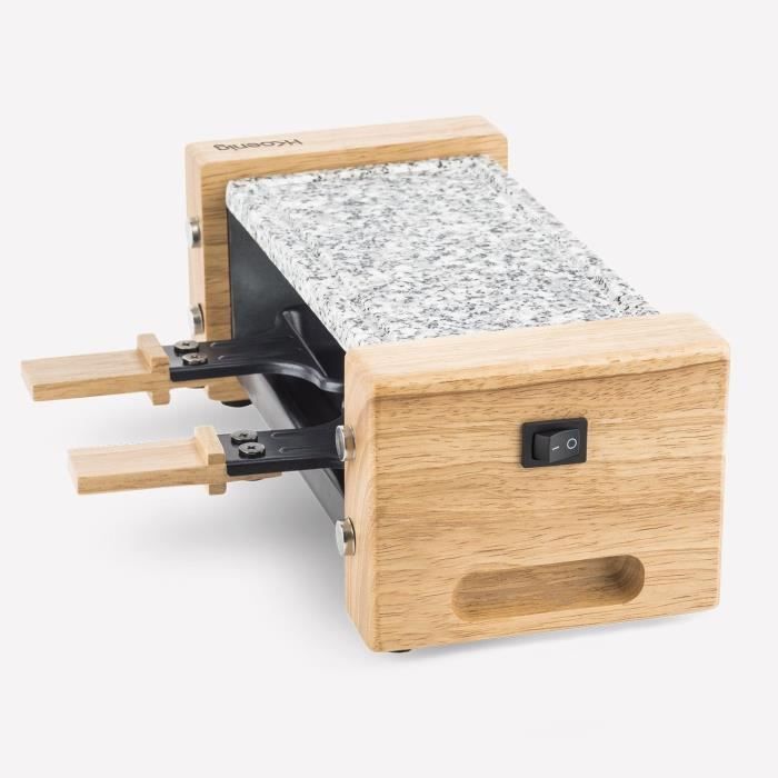 Appareil à Raclette H.Koenig WOD2 – Pierre à Cuire, 350W, 2 Personnes - vue 7