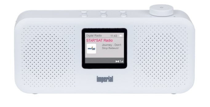 Imperial DABMAN 16 Reloj Analógico y digital Blanco