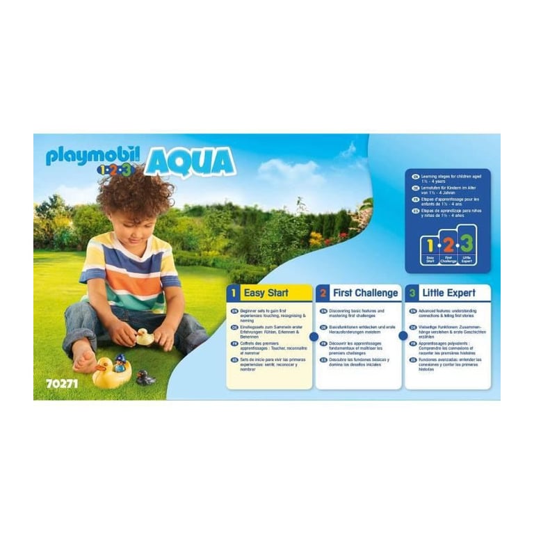 PLAYMOBIL 1.2.3 70271 Famille de canards et enfant Neuf - vue 3