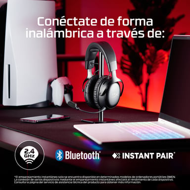Cuffie da gioco wireless HyperX Cloud III S nero-rosso - Autonomia 120h - Suono cristallino - Microfono chiaro