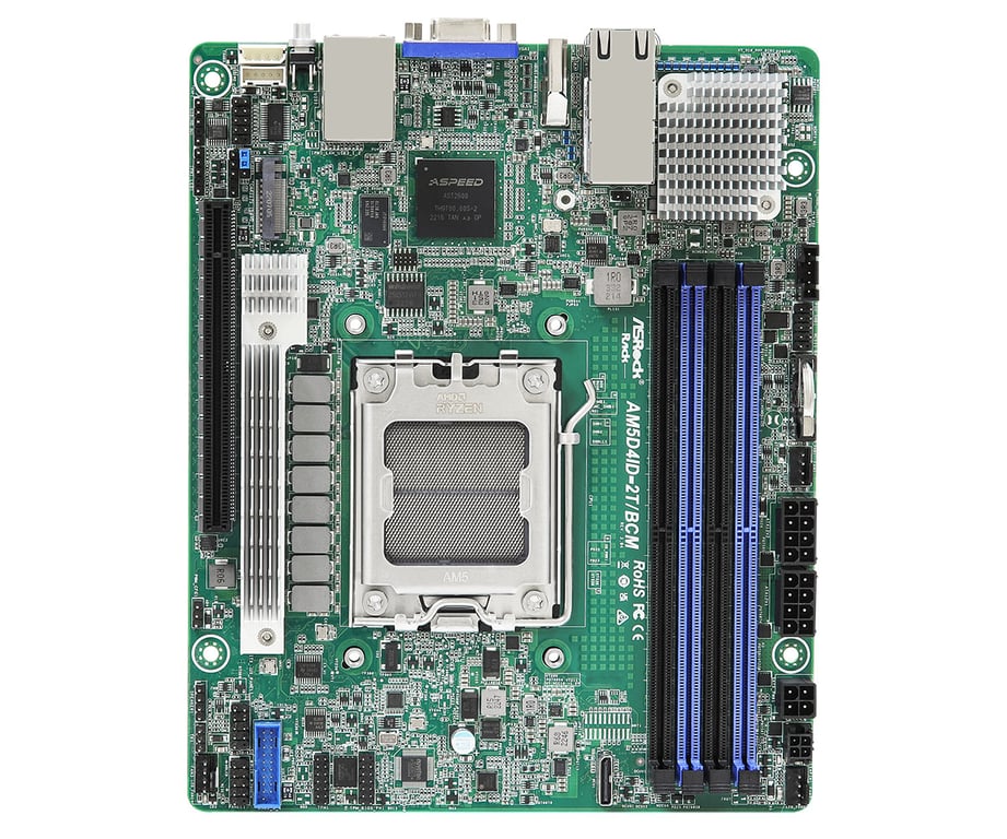 Asrock AM5D4ID 2TBCM carte mère KNOLL3 X300 Emplacement AM5 mini ITX Neuf