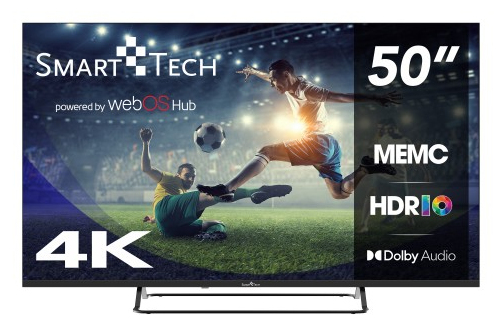 Smart-Tech 50UW02V Televisor 127 cm (50'') 4K Ultra HD Smart TV Wifi Negro 260 cd / m²