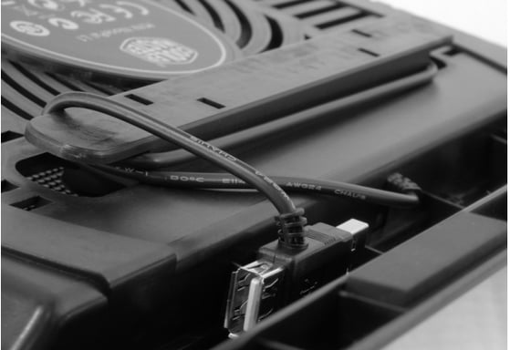 Cooler Master R9-NBC-NPL1-GP sistema de refrigeración para ordenadores portátiles 43,2 cm (17'') Negro