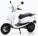 Simply - Scooter électrique 50cc - moteur 2100 W - 2 batteries 60V 30Ah, blanc