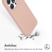 Accezz Coque Liquid Silicone avec MagSafe pour Apple iPhone 15 Pro - Rose