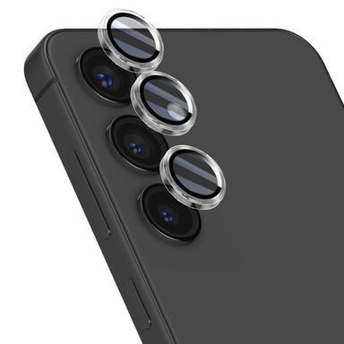 Crong Protection d'Objectif Caméra pour Galaxy 24 Résistant Série Lens Ring Transparent
