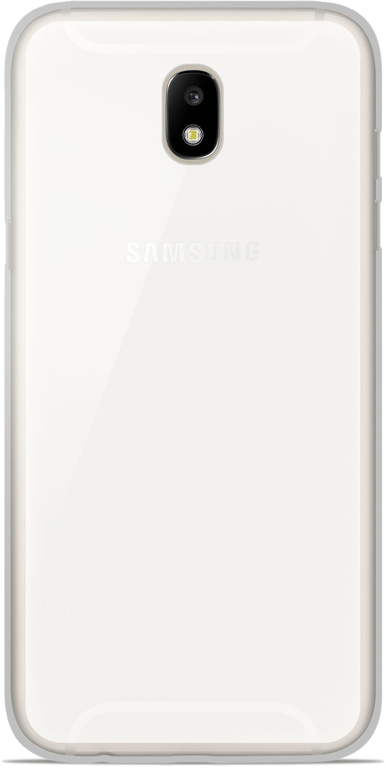 Coque silicone unie compatible Givré Blanc Samsung Galaxy J5 2017