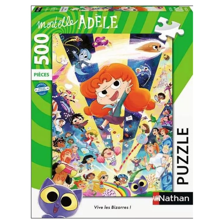 Ravensburger Mortelle Adele Vives les Bizarres 500 pcs - vue 3