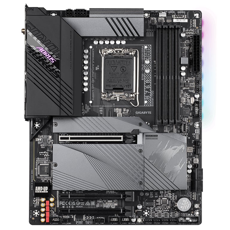 GIGABYTE B760 AORUS MASTER DDR4 Socket 1700 carte mère - vue 4