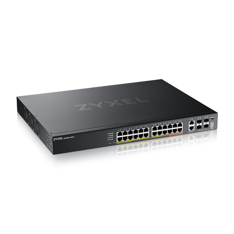 Zyxel XGS2220 30HP Géré L3 Gigabit Ethernet 101001000 Connexion Ethernet supportant 'alimentation via ce port PoE Neuf - vue 2