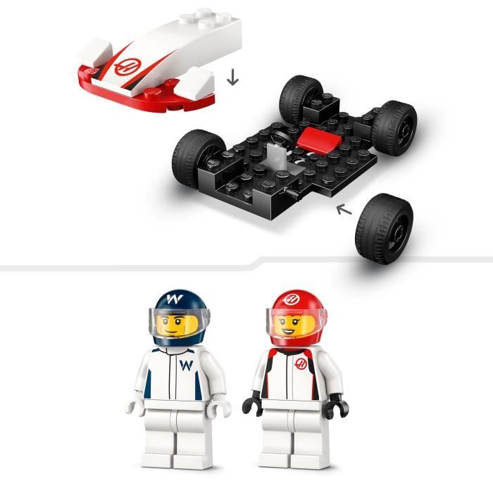 LEGO City Voitures de course de F1 Williams Racing et Haas F1 60464 - Neuf