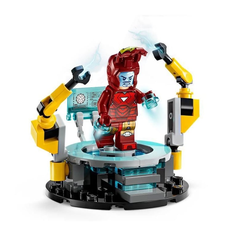 LEGO Marvel 76315 Le Laboratoire d’Iron Man : la Salle des Armures Jouet garçon - vue 5