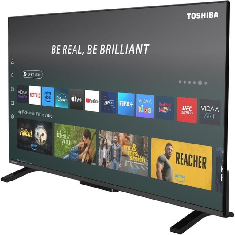 Toshiba 40QV2F63DG TV QLED 40'' 100 cm FHD 1920x1080 DTS Virtual:X Smart TV 2xHDMI - vue 4