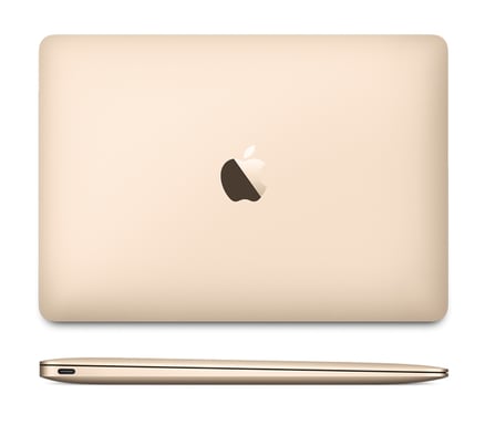 MacBook Core m3 (2017) 12', 1.2 GHz 256 Go 8 Go Intel HD Graphics 615, Or - QWERTY Italien