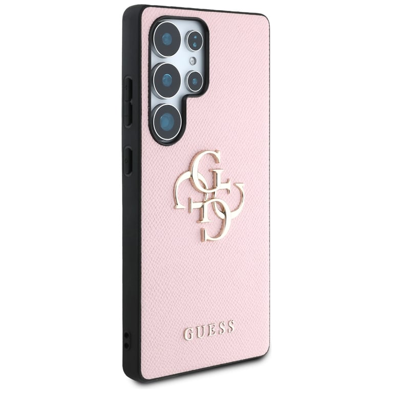 Guess PU Grained 4G Metal Logo Back Cover pour Samsung Galaxy S25 Ultra - vue 3