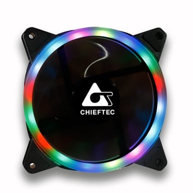 Chieftec AF-12RGB Ventola per sistema di raffreddamento del computer 12 cm Nero 1 pezzo(i)