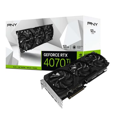 PNY GeForce® RTX™ 4070 Ti 12GB Verto LED Triple Fan