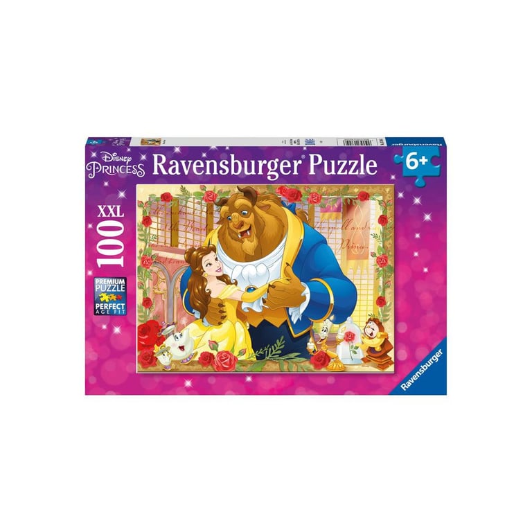 Puzzle 100 pièces : La Belle et la Bête Ravensburger France - vue 7