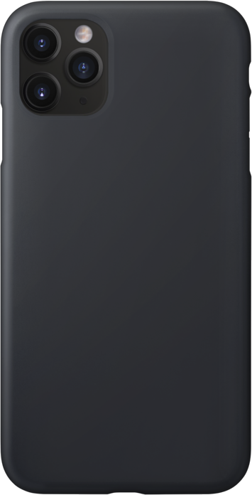 Coque antichoc en gel de silicone doux pour Apple iPhone 11 Pro Max, Noir satin