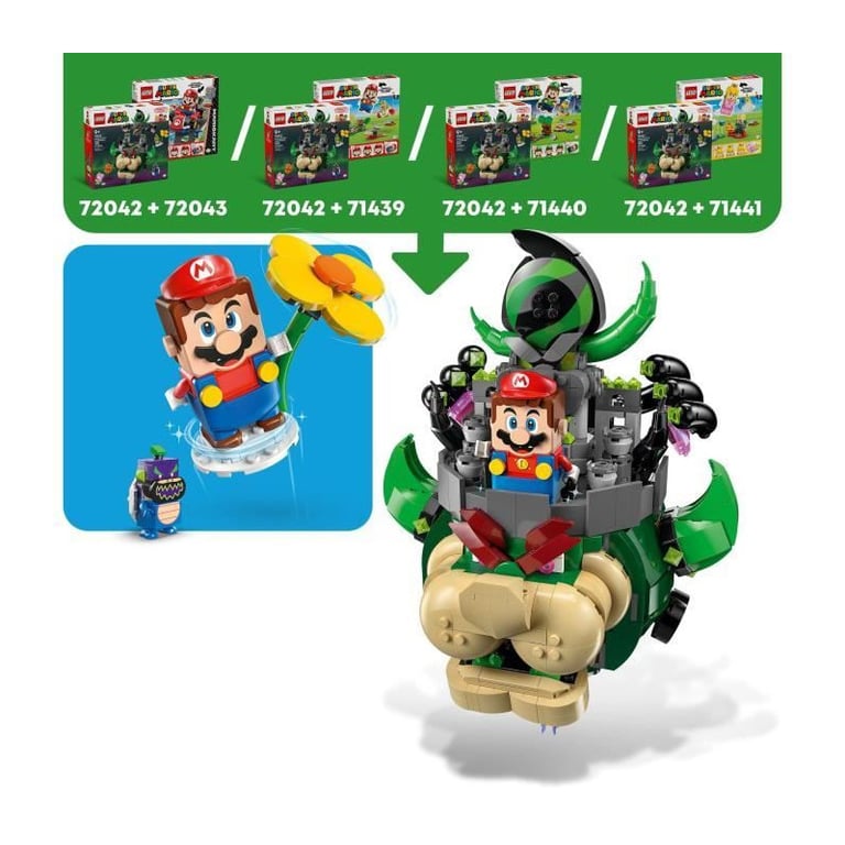 Lego Super Mario Prince Florian et château de Bowser - vue 4