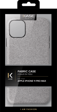 Custodia in tessuto per Apple iPhone 11 Pro Max, grigio sciabola