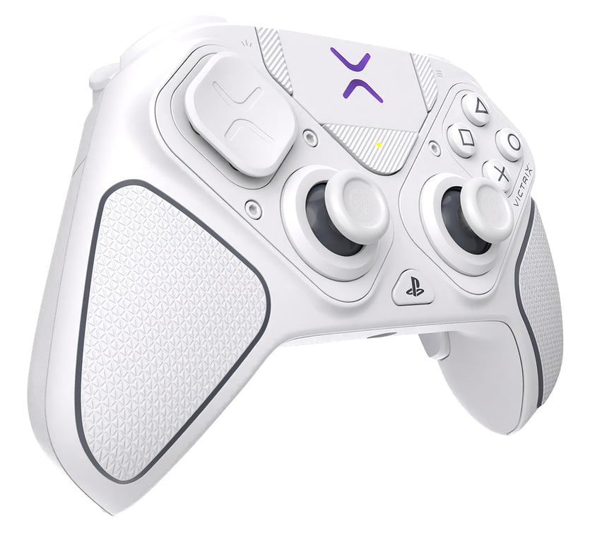 Turtle Beach Victrix Pro BFG Reloaded Blanc PlayStation Manette de gaming modulaire sans fil w/Bluetooth, module Fightpad et effet Hall pour PlayStation 5, PlayStation 4 et PC - Neuf