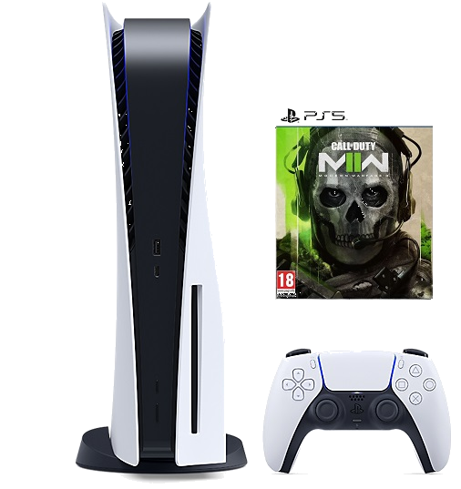 Console Sony Playstation 5 Standard Edition + Jeu PS5 Call Of Duty Modern Warfare II