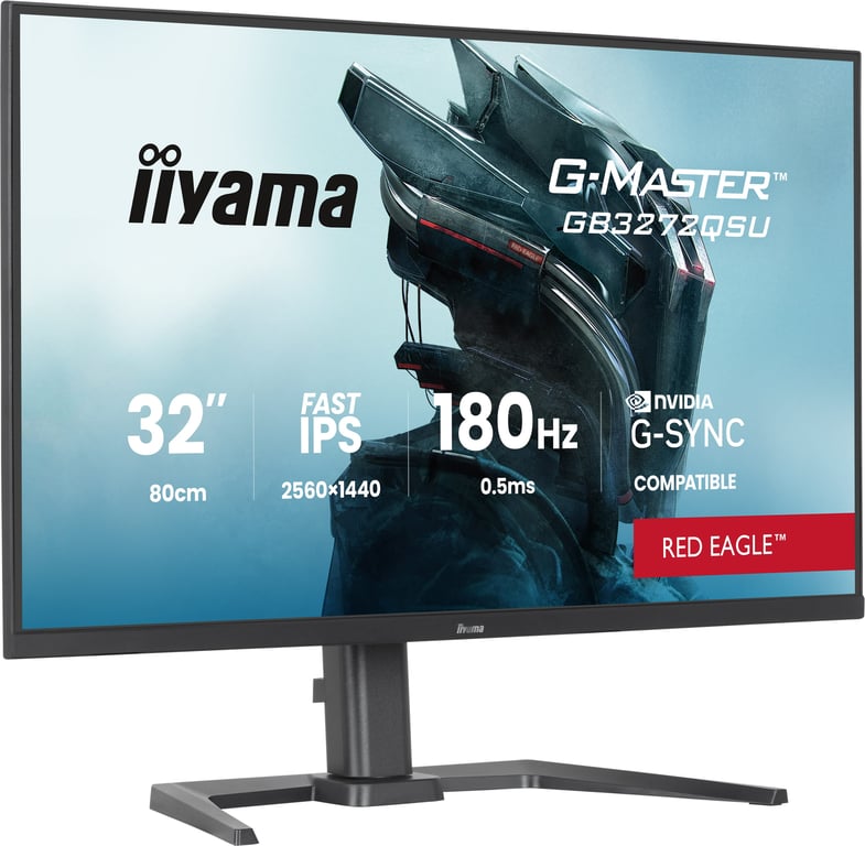 iiyama G-MASTER GB3272QSU-B1 écran plat de PC 80 cm (31.5 ) 2560 x 1440 pixels Quad HD LED Noir - Neuf
