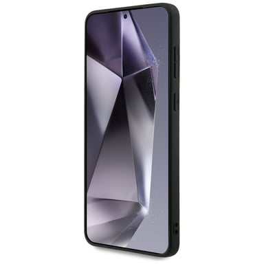 Etui BMW Leather Oversized Stripes MagSafe do Samsung Galaxy S25 Edge czarny