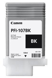 CANON SERBATOIO INCH. BLACK PFI-107 BK SINGOLO (130ml) x IPF 670 680 685 770 780 785 - Neuf