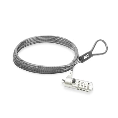 ACT AC9025 cavo antifurto metallico 2 m