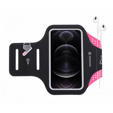 Swissten SV0155232010 funda para teléfono móvil 17,8 cm (7'') Brazalete caso Rosa